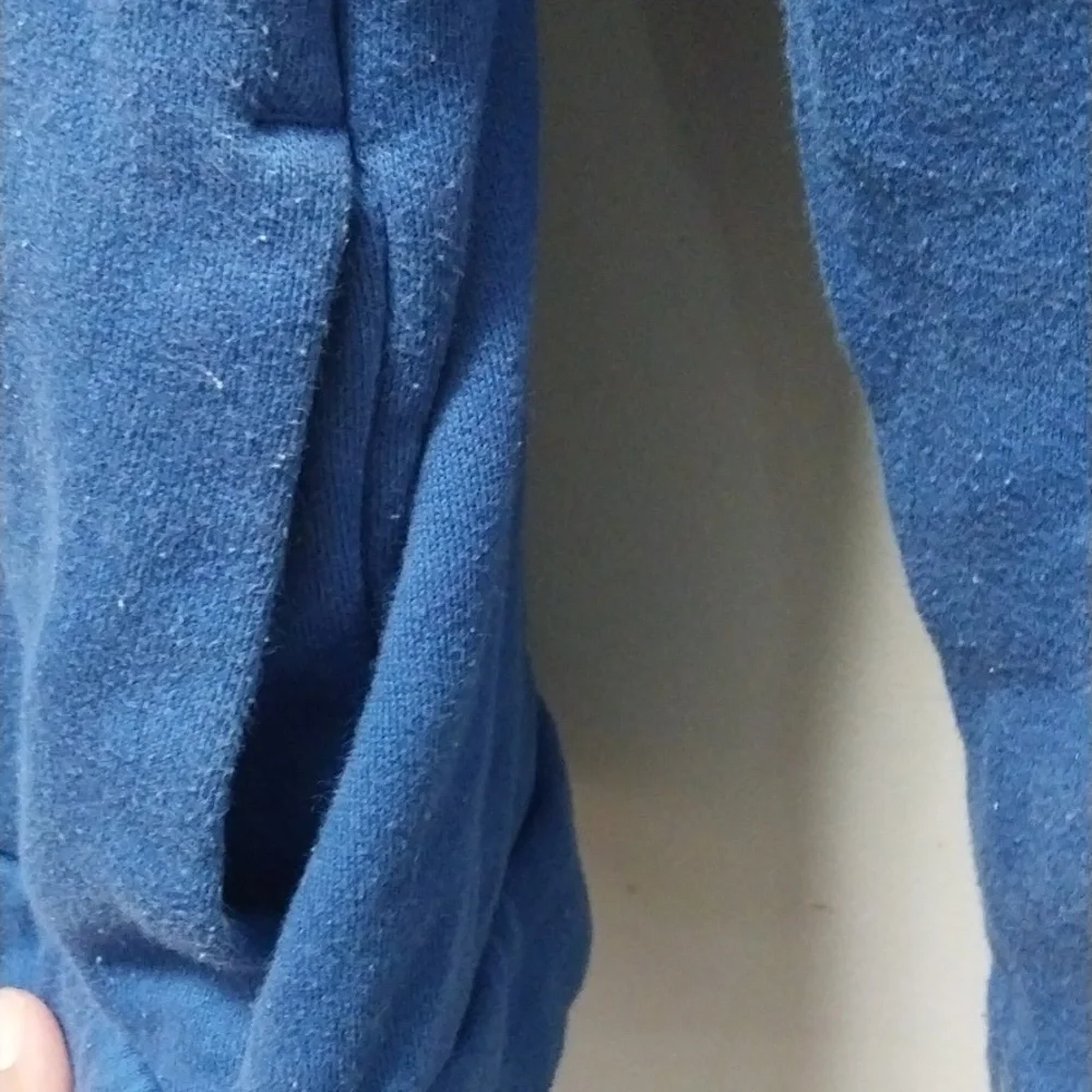 Puma Boy''s Gray and Blue Sweatshirt with Neon Accents Large